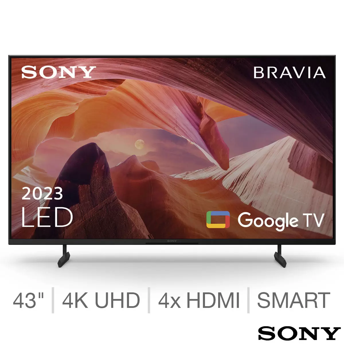 Sony KD43X80LU 43 inch 4K Ultra HD Smart Google TV - MSFMART UK | alle Fernseher