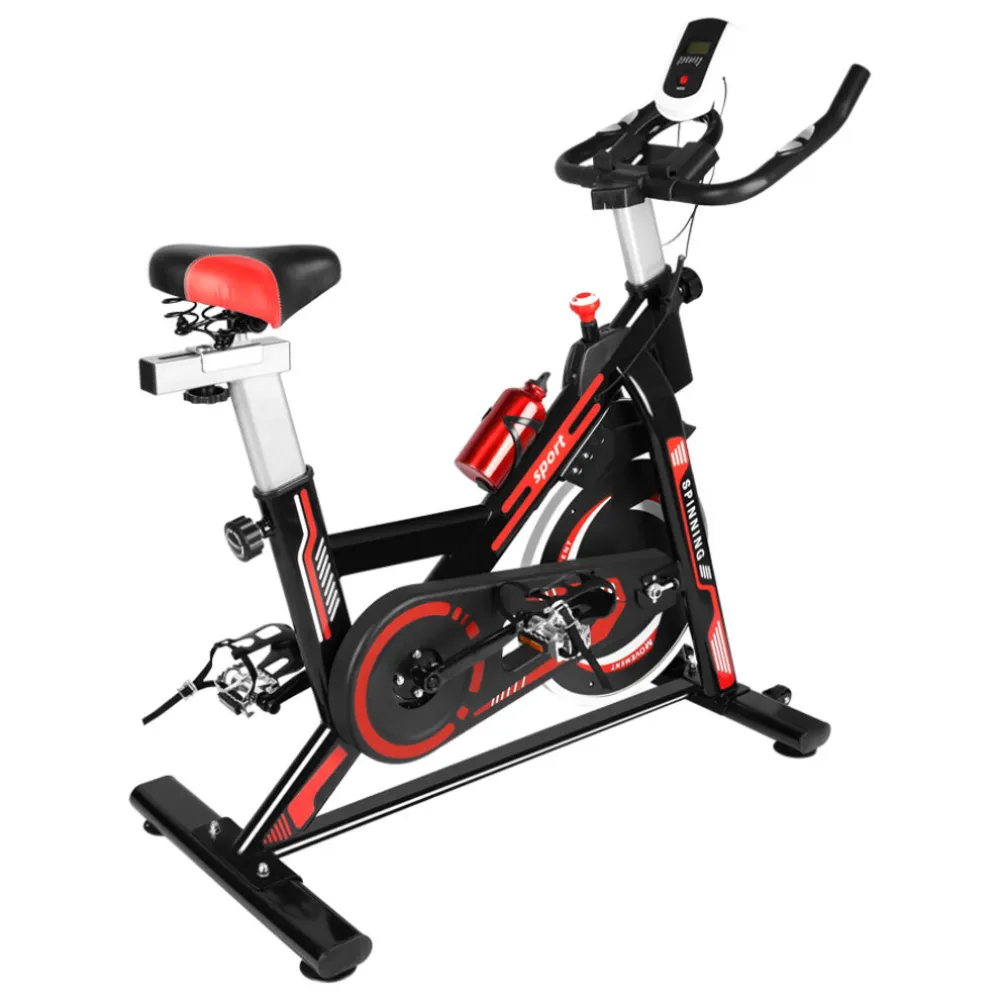 Ultra Quiet Resistance Spin Bike With LCD Monitor MSFMART UK